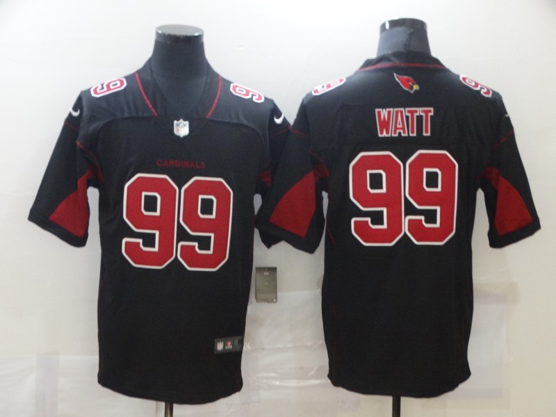Men Arizona Cardinals #99 Watt Black Nike Vapor Untouchable Limited NFL Jerseys
